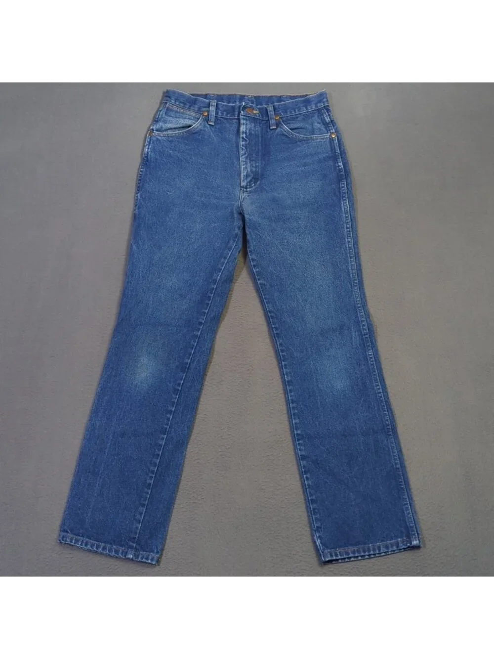 Wrangler Jeans Men's 32x32 Fits 30x30 Blue 936DEN Cowboy Cut Slim Fit Western
